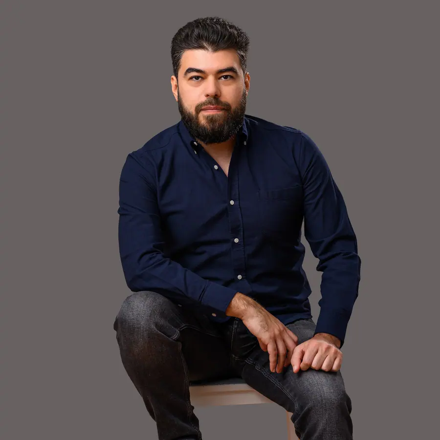 Portret business realizat în studioul Pixon din București