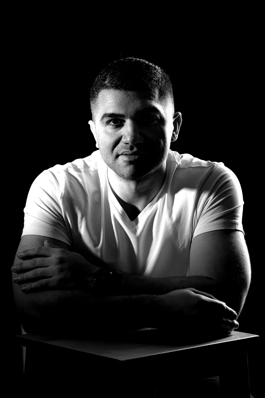 Portret business realizat în studioul Pixon din București