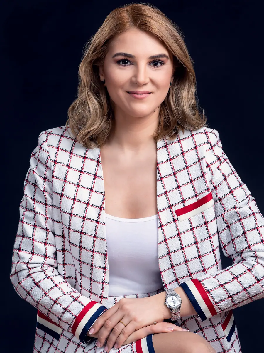 Portret business realizat în studioul Pixon din București