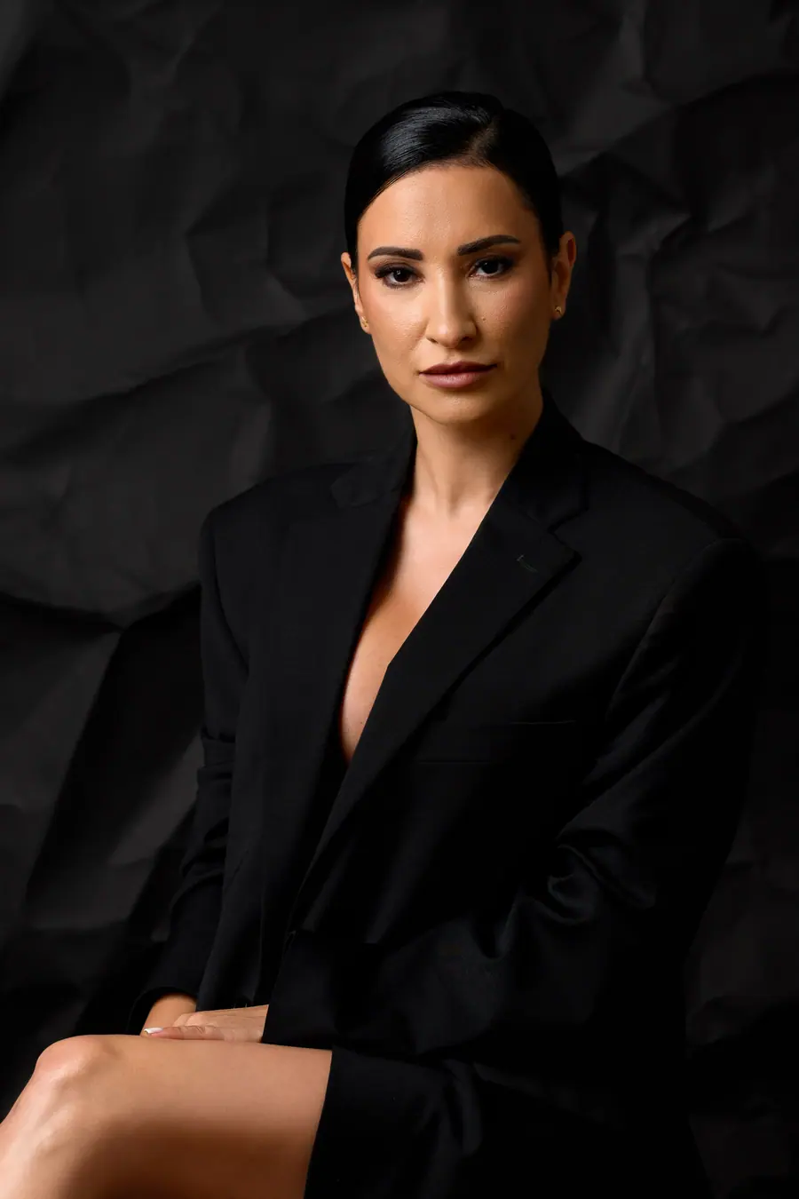 Portret business realizat în studioul Pixon din București